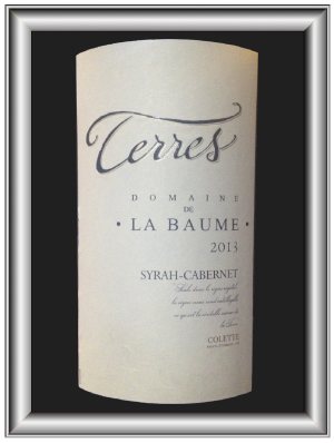 TERRES 2013 le vin du Domaine De La Baume pour notre blog sur le vin