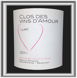 Flirt 2016 le vin du domaine Clos des vins d'amour pour notre blog sur le vin