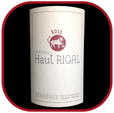 Haut-Rigal 2015 le vin du Château Haut-Rigal pour notre blog sur le vin