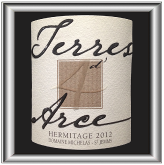 Terre d'Arce 2012 le vin du domaine Michelas Saint-Jemms pour notre blog sur le vin