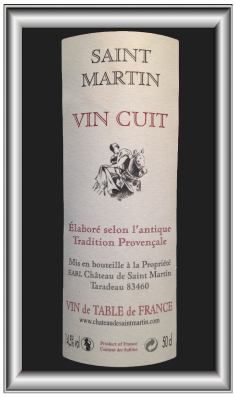 vin cuit de provence le vin du Château Saint-Martin pour notre blog sur le vin