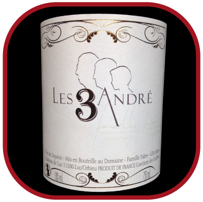 Les 3 André le vin du Château Fabre Gasparets pour notre blog sur le vin