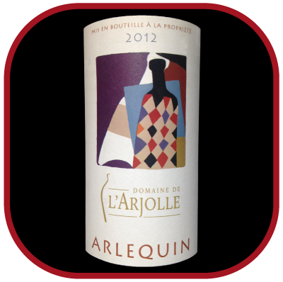 Arlequin 2012 le vin du domaine de l'Arjolle pour notre blog sur le vin