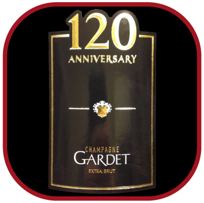 Cuvée anniversaire 120 ans le Champagne de la maison Gardet pour notre blog sur le vin