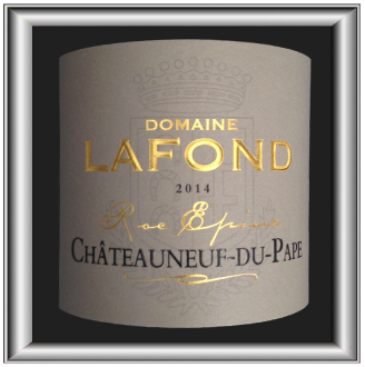 Roc Epine 2014 le vin du domaine Lafond pour notre blog sur le vin