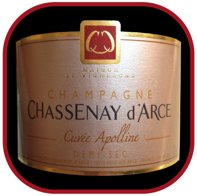 Cuvée Apolline, le Champagne du Domaine Chassenay d'Arce pour notre blog sur le vin