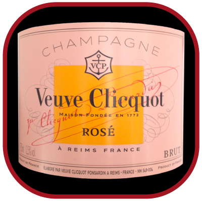 Rosé, le Champagne du domaine Veuve Clicquot pour notre blog pour le vin