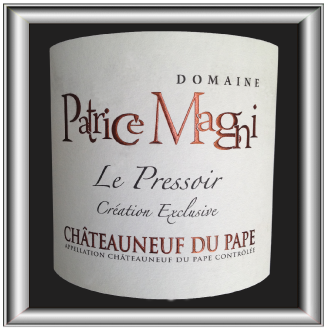 Le Pressoir 2015 le vin du domaine Patrice Magni pour notre blog sur le vin