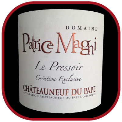 Le Pressoir 2015 le vin du domaine Patrice Magni pour notre blog sur le vin
