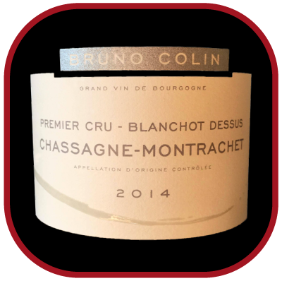 Blanchot Dessus 2014, le vin du domaineBruno Colin pour notre blog sur le vin