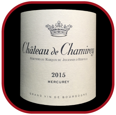 Mercurey 2015, le vin du château de Chamirey pour notre blog sur le vin