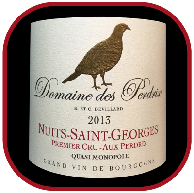 Aux Perdrix 2013, le vin du domaine des Perdrix pour notre blog sur le vin