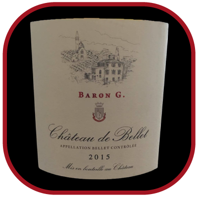 Baron G 2015, le vin du Château de Bellet pour notre blog sur le vin