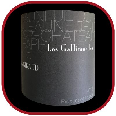 Les Gallimardes 2015, le vin du domaine Giraud pour notre blog sur le vin