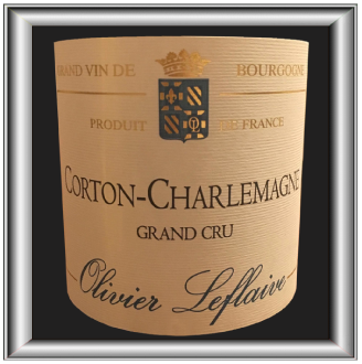 Corton-Charlemagne 2012 le vin du Domaine Olivier Leflaive pour notre blog sur le vin