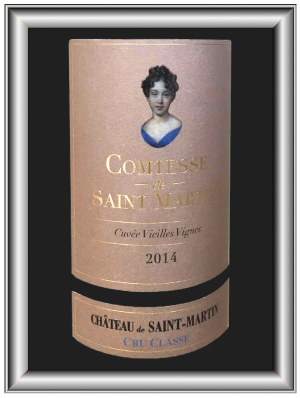 Comtesse St-Martin 2014, le vin du château de St-Martin pour notre blog sur le vin
