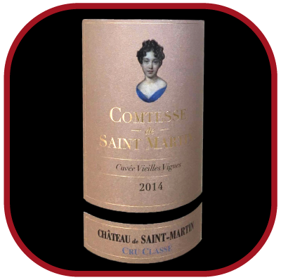 Comtesse St-Martin 2014, le vin du château de St-Martin pour notre blog sur le vin