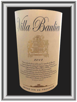 Rouge 2014 le vin du domaine Villa Baulieu pour notre blog sur le vin.