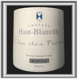 Le Clos des Poètes 2010, le vin du château Haut Blanville pour notre blog sur le vin