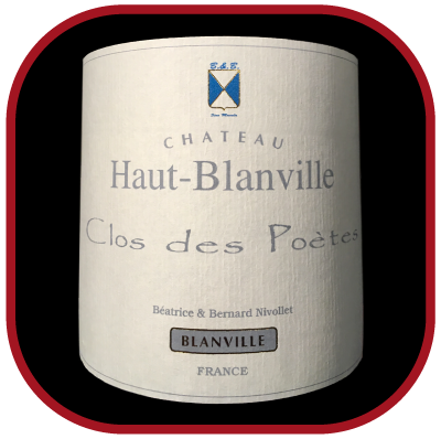 Le Clos des Poètes 2010, le vin du château Haut Blanville pour notre blog sur le vin