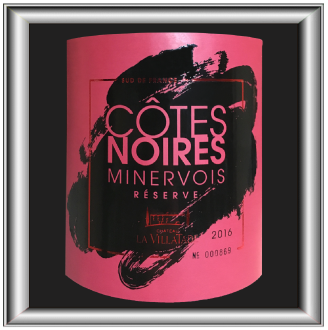 Côtes Noires réserve 2016, le vin du château La Villatade pour notre blog sur le vin