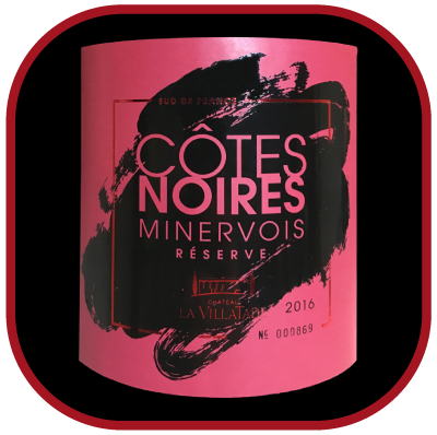 Côtes Noires réserve 2016, le vin du château La Villatade pour notre blog sur le vin