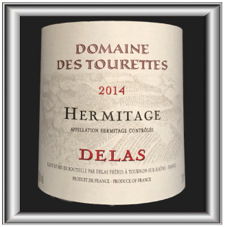 Hermitage rouge 2014, le vin du Domaine des Tourettes de la maison Delas pour notre blog sur le vin