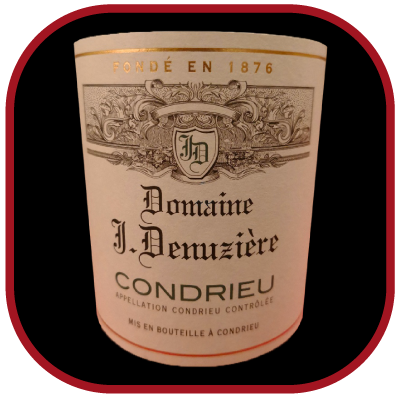 Condrieu 2015, le vin du Domaine J. Denuzière pour notre blog sur le vin