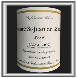 Le Prieuré blanc 2016, le vin du domaine Prieuré St-Jean de Bébian pour notre blog sur le vin