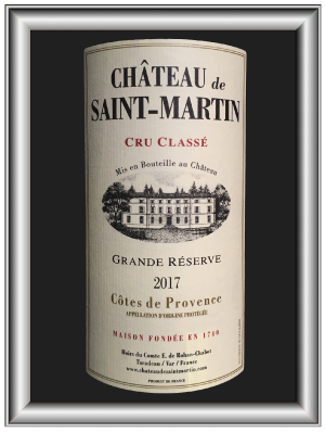 Grande Réserve blanc 2017, le vin du Chateau Saint-Martin pour notre blog sur le vin