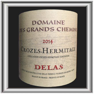 Domaine des Grands Chemin rouge 2014, le vin de la Maison Delas pour notre blog sur le vin