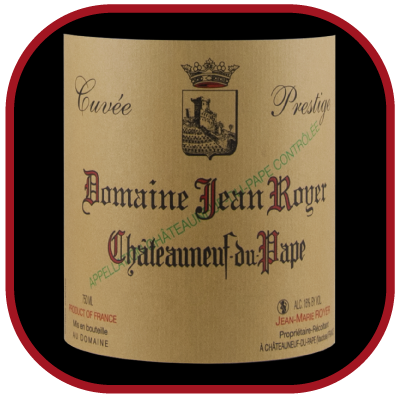 Cuvée prestige 2015, le vin du domaine Jean Royer pournotre blog sur le vin