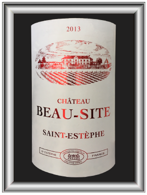 Beau Site 2013, le vin du Château Beau-Site pour notre blog sur le vin