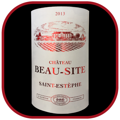 Beau Site 2013, le vin du Château Beau-Site pour notre blog sur le vin
