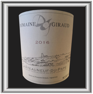 Tradition 2016 rouge, le vin du domaine Giraud pour notre blog sur le vin