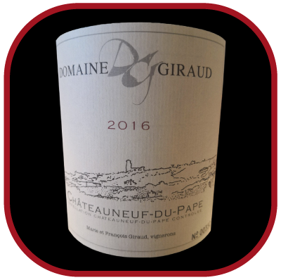 Tradition 2016 rouge, le vin du domaine Giraud pour notre blog sur le vin