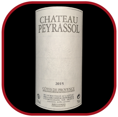 Blanc 2015 du Château Peyrassol pour notre blog sur le vin