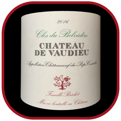 Le Clos du Belvedere, le vin du Château de Veaudieu pour notre blog sur le vin
