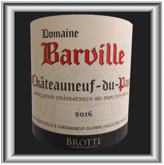 Domaine Barville 2014, le vin de la maison Brotte pour notre blog sur le vin