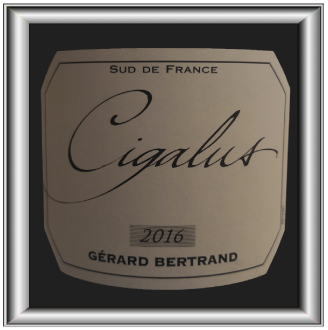 Cigalus 2016 rouge, le vin de Gérard Bertrand pour notre blog sur le vin