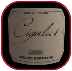 Cigalus 2016 rouge, le vin de Gérard Bertrand pour notre blog sur le vin