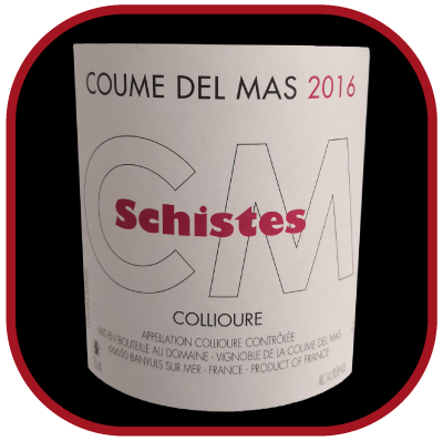 Schistes 2016, le vin du domaine Coume del Mas pour notre blog sur le vin