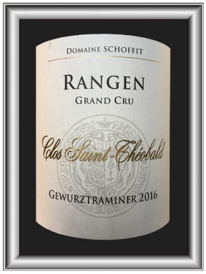 Rangen grand cru Clos St Théobald 2016 du domaine Schoffit pour notre blog sur le vin