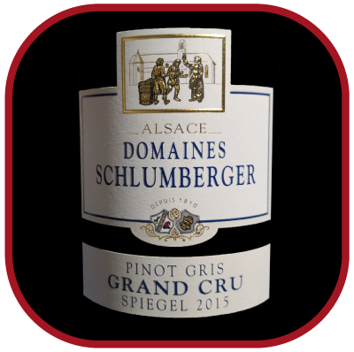 Grand cru Spiegel 2015, le vin des domaines Schlumberger pour notre blog sur le vin