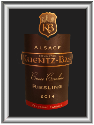 Cuvée Caroline 2014, le vin du domaine Kuentz-Bas pour notre blog sur le vin