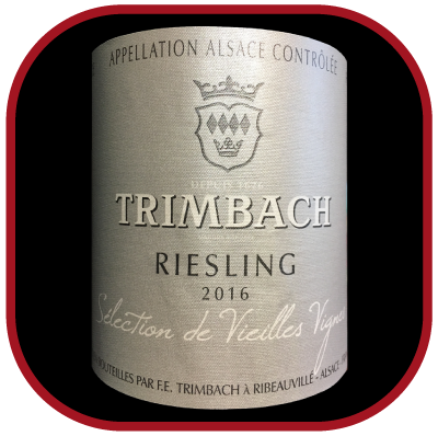 Sélection vieilles vignes 2016 du domaine Trimbach pour notre blog sur le vin