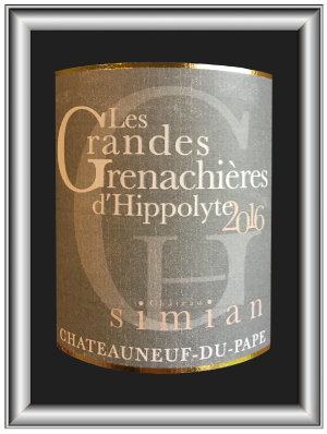 Les Grandes Grenachières d'Hippolyte 2016, le vin du chateau Simian pour notre blog sur le vin