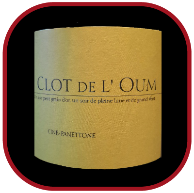 Cine Panettone 2017, le vin blanc du Clot de l'Oum pour notre blog sur le vin