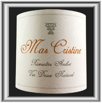 Rivesalte ambré, le vin du Mas Cristine pour notre blog pour le vin