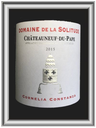 Cornelia Constanza 2015, le vin du domaine de la Solitude pour notre blog sur le vin